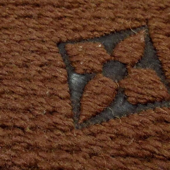 LOUIS VUITTON Eschar Progo Mania Maroon - Unconfirmed Scarf 248-010425 - Picture 5 of 6